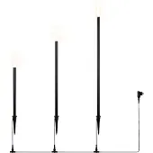 TRIO Led prikspots | Stick | Zwart | IP44 | 3.5W | 3-delig | Lighting