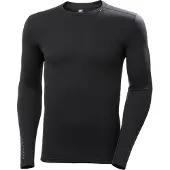 Helly Hansen Lifa Merino Midweight Crew, 3/4 Pant Set, heren, zwart