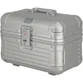 Travelite Next Beautycase Aluminium 38 cm zilverkleurig