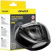 Awei Bluetooth-oordopjes 5.3 T25 TWS+ met oplaadstation, zwart