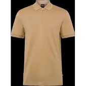 BOSS Regular-fit polo met ritssluiting Maat XXL