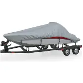 vidaXL Boothoes grijs 610-671 cm (lengte) 254 cm (breedte)