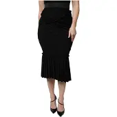 Dolce&Gabbana Dolce Gabbana Geplooide Jersey Midi Rok