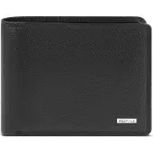 Redolz Leather Essentials QF portemonnee RFID leer 11,5 cm - Jongens - Horizontaal - black