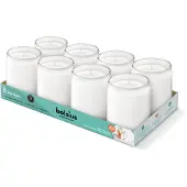 Bolsius - Starlight - Wit - Kaarsen in Glas - 8 Stuks - 50 Branduren