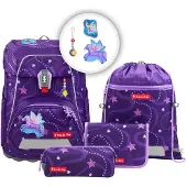 Step by step schooltas FIT Schulranzen-Set 5-delig Pegasus Emily paars