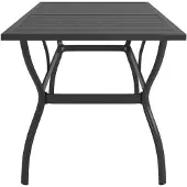 vidaXL Tuintafel 190x80x72 cm staal antraciet
