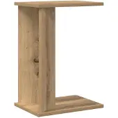 vidaXL Bijzettafel Artisan Eiken 35 x 25 x 50 cm Bewerkt hout