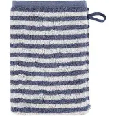 Cawö Washandje Campus Ringel Stripes Midnight Blue (Set van 6)