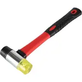 Hofftech Rubberhamer ø30mm 310g Fiber Profi - Perfect voor tegelwerk!
