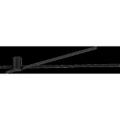 Wever & Ducre Plafondlamp Fil Spin 1.0, dimbaar, zwart, Woon-/ Eetkamer, Aluminium, Modern, plafondlamp
