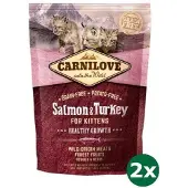 Carnilove salmon / turkey kittens kattenvoer 2x 400 gr