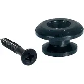 Boston EP-RR-B Sferische Strap Buttons - Metalen Zwart, 2-Pack