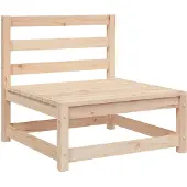 vidaXL Tuinbank zonder armleuningen 70x70x67 cm massief grenenhout