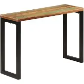 vidaXL Wandtafel 110x35x75 cm massief gerecycled hout