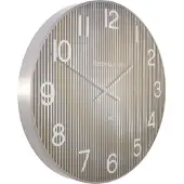 Giga Meubel Thomas Kent Wandklok Linear 53 Cm Staal Zwart/zilver