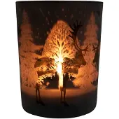Spiru windlicht rendier brons large 18cm