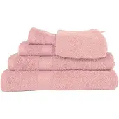 Tiseco HOME STUDIO - Gastendoek RIVA - SET/10 - 100% katoen - 450 g/m² - 100% katoen - superzacht en zeer absorberend - 30x50 cm - Roze