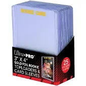 Ultra pro 3" X 4" Rookie 35PT Toploader & Sleeves (25 stuks)