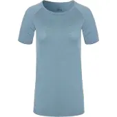 Nomad Pure Merino Thermoshirt Dames | Lichtblauw | XXL | Korte Mouw | Thermo Shirt 100% Merinowol