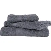 Tiseco HOME STUDIO - Badlaken RIVA - SET/3 - 100% katoen - 450 g/m² - 100% katoen - superzacht en zeer absorberend - 70x140 cm - Blue stone