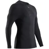 X-Bionic - Thermokleding - Mightywool Shirt LS M Black voor Unisex van Wol - Maat M - Zwart