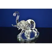 Nee Luxe Kristallen Olifant op Schaal – Krachtig en Elegant Design