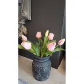 Exner tulpen bos roze net echt mooie kwaliteit 7 stuks in bos