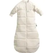 ErgoPouch Jersey Slaapzak met mouwen - 2,5 Tog - Slaapzak Baby - Slaapzak - Slaapzak 90 cm - Oatmeal Marle