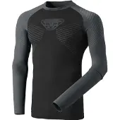 Dynafit - Speed Dryarn M L/S Tee Magnet voor Heren van Wol - Maat S - Zwart