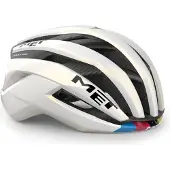 Met Trenta 3K Carbon-helm Limited Edition Regenboog Wit, Maat M (56-58 cm)