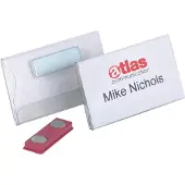 Durable magnetic badge 54x90 mm (8117-19)