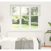 vidaXL Venetiaanse jaloezie Wit 130 x 160 cm 25 mm Aluminium