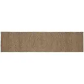 vidaXL Vloerkleden Grijs 60 x 400 cm Jute