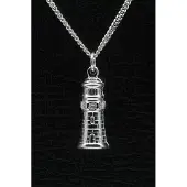 MOOYE ® - Collectie Zilveren Vuurtoren ketting hanger