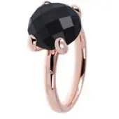 Bronzallure Felicia ring Onyx Brons 54