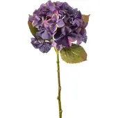 Emerald - Kunstbloem Hortensia steel 47cm paars - Kunstplant voor binnen