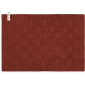 Knit Factory Placemat Uni - Roest - 50x30 cm