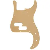 Fender 95634049 pickguard 1958 Precision Bass, 10 screw holes, 1-ply, gold anodized
