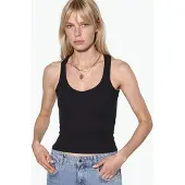 Busem V-hals Geribbelde Tanktop