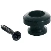 Boston EP-R-B Strap Buttons - Sferisch, Metaal, Zwart, 2-Pack