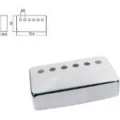 Boston HPC-20-NIF pickup cover, humbucker, pitch=9,8mm, hals positie, metaal nikkel