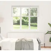vidaXL Venetiaanse jaloezie Wit 130 x 140 cm 25 mm Aluminium