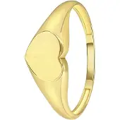 Lucardi Ring 'Klassisch' goud