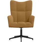 vidaXL Relaxstoel fluweel bruin