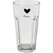 Clayre & Eef Waterglas 320 ml Glas Hart