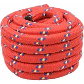 vidaXL Boottouw 5 mm 5 m Rood
