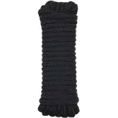 vidaXL Boottouw 2 mm 12 m Zwart Polyester