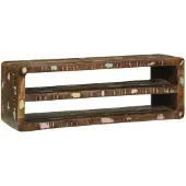 vidaXL TV Kast Multikleur 100 x 32 x 36 cm Massief gerecycled hout