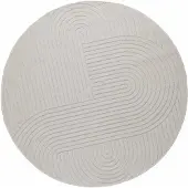 vidaXL Binnen- en buitenkleed PALMERAS Crème Ø 200 CM Polyester